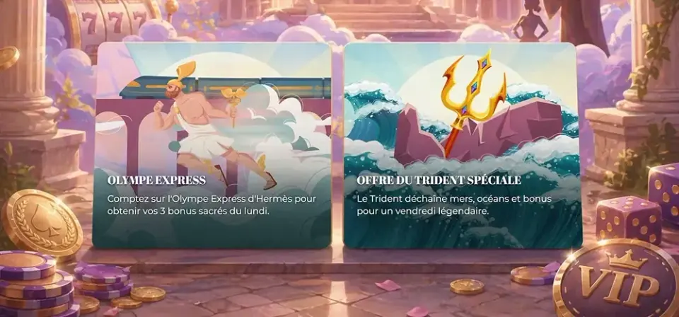 Bonus Olympe Casino
